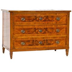 Italian Neoclassical Commode of Walnut 4