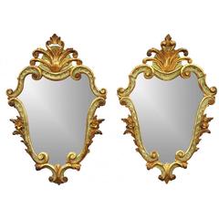 Fine Pair of Venetian Wedding Mirrors