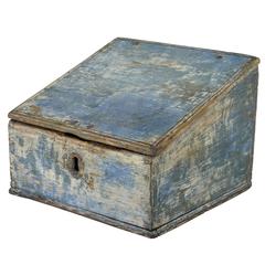 19th Century Painted Swedish Pine Box