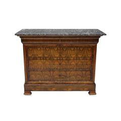 Louis Phillipe Style Walnut Chest of Drawers, 19th Century 12