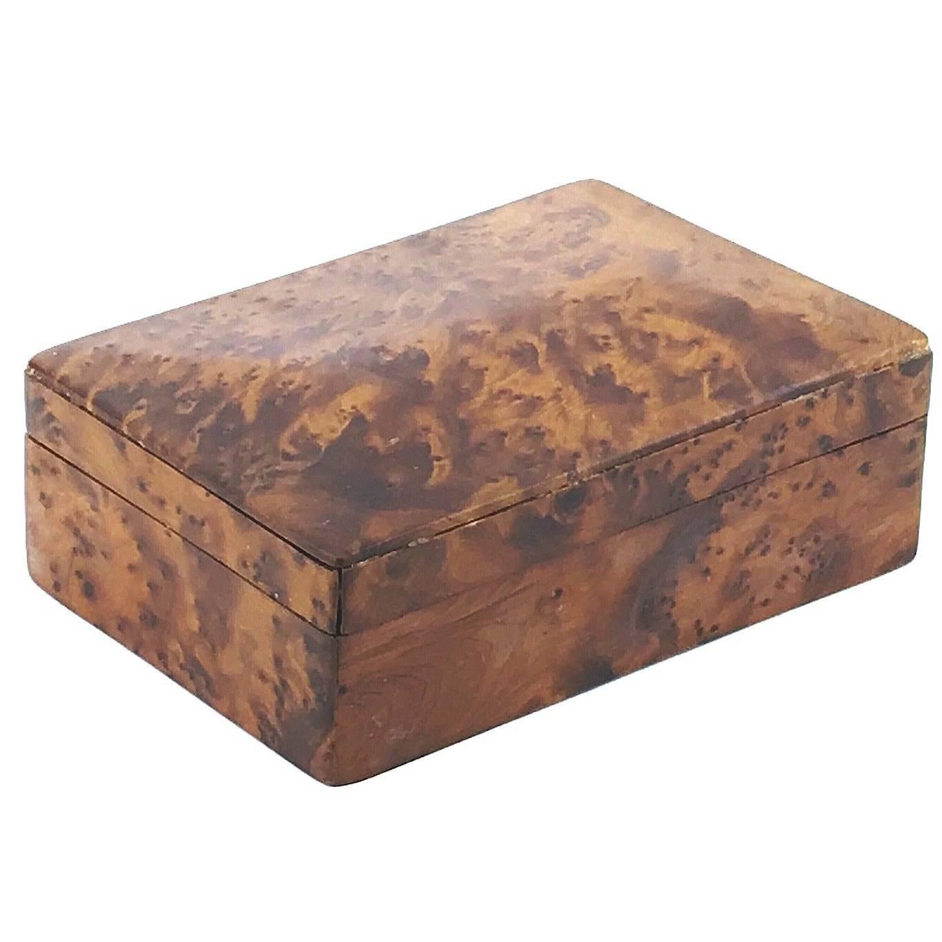 Precious Wood Box in the Style of Aldo Tura