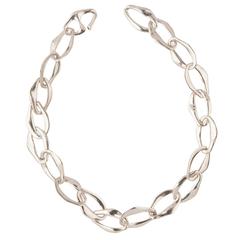 Elsa Peretti Silver Link Necklace