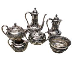 Tiffany & Co. Sterling Silver Six-Piece Tea and Coffee Service, circa 1870