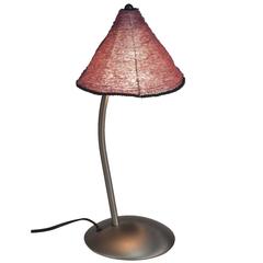 Nickel & Rose Glass Bead Shade Perlina Table Lamp by Pamio & Toso for Leucos