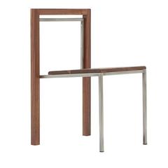 Walnut and Antique Nickel Dining Chair 1