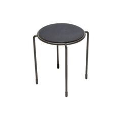 Bowline Stool in Black Canvas 12