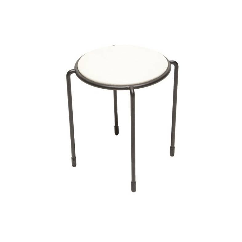 Bowline Stool in Cream Canvas - In Stock