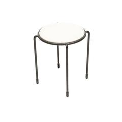Bowline Stool in Cream Canvas 3