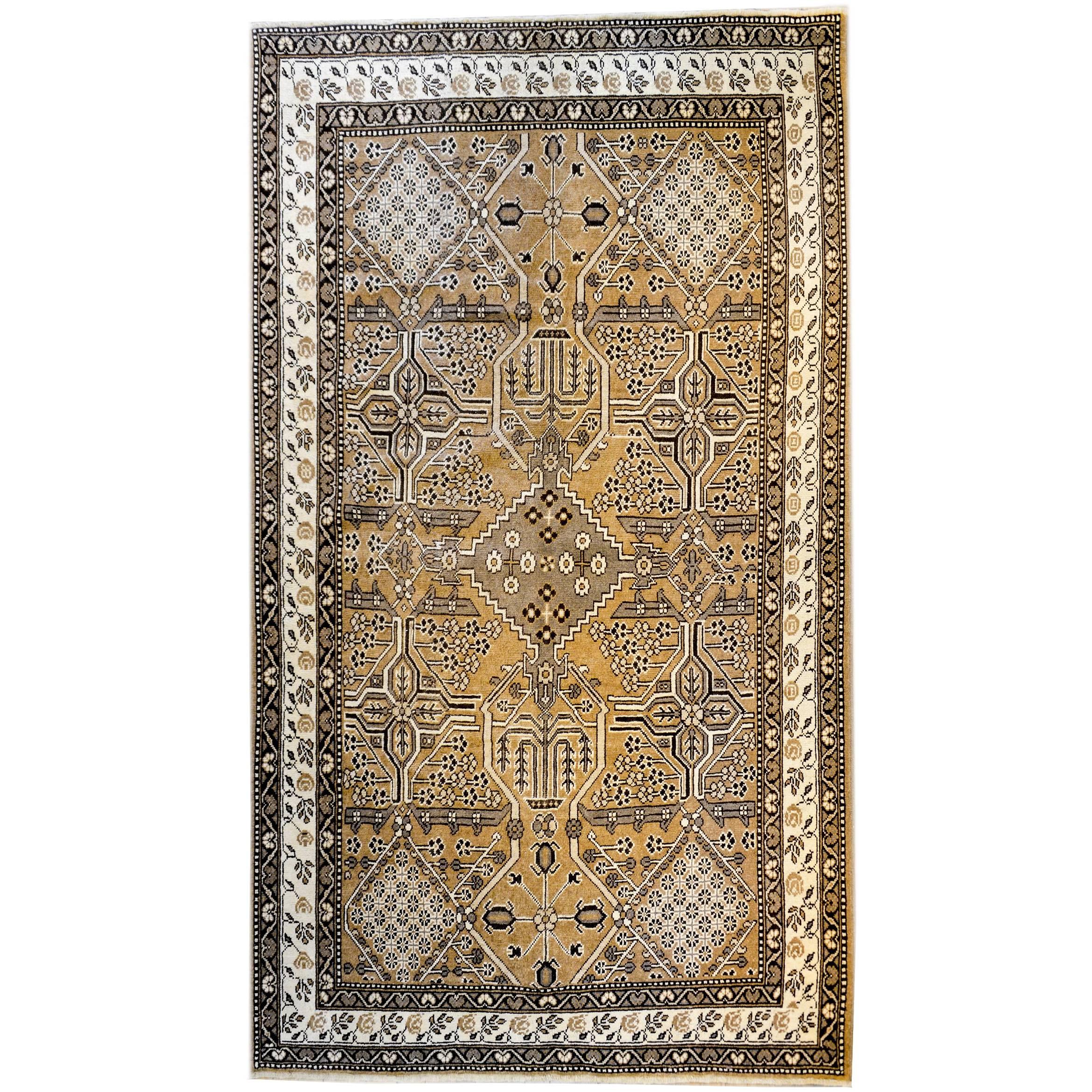 Wonderful Early 20th Century Bakhtiari Rug For Sale