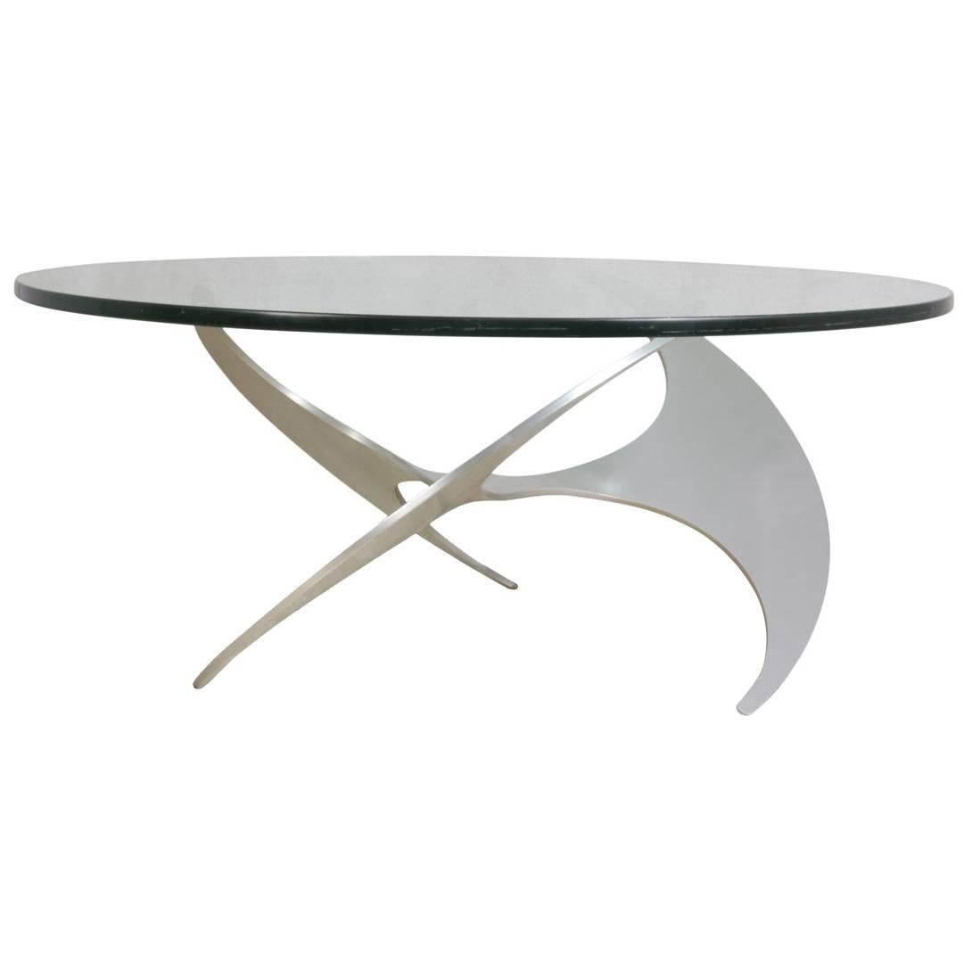 Propeller Coffee Table by Knut Hesterberg and Roland Schmitt