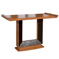 Iconic Altar Console by Paul Frankl for Brown Saltman in Ribbon Mahogany