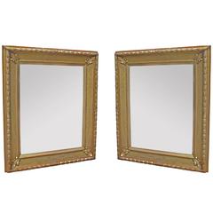 Fine Pair of Large Neoclassical Giltwood Mirrors 8