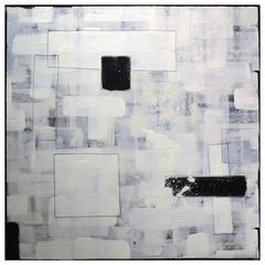 Abstract Encaustic Painting by Artist Peri Gutierrez 1