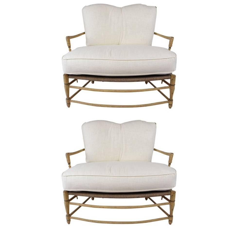 Pair of French Provincial Settees