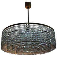 Large and Unusual Crystal Chandelier by Lobmeyr, circa 1960s 8