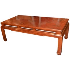 Vintage Custom French Made Oriental Coffee Table