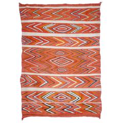 Antique Navajo Wedge Weave Blanket, circa 1885 6