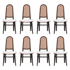 Rare Edward Wormley Set of Eight Dining Chairs