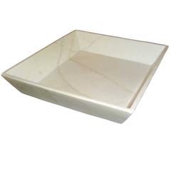 White Marble Towel Tray 2