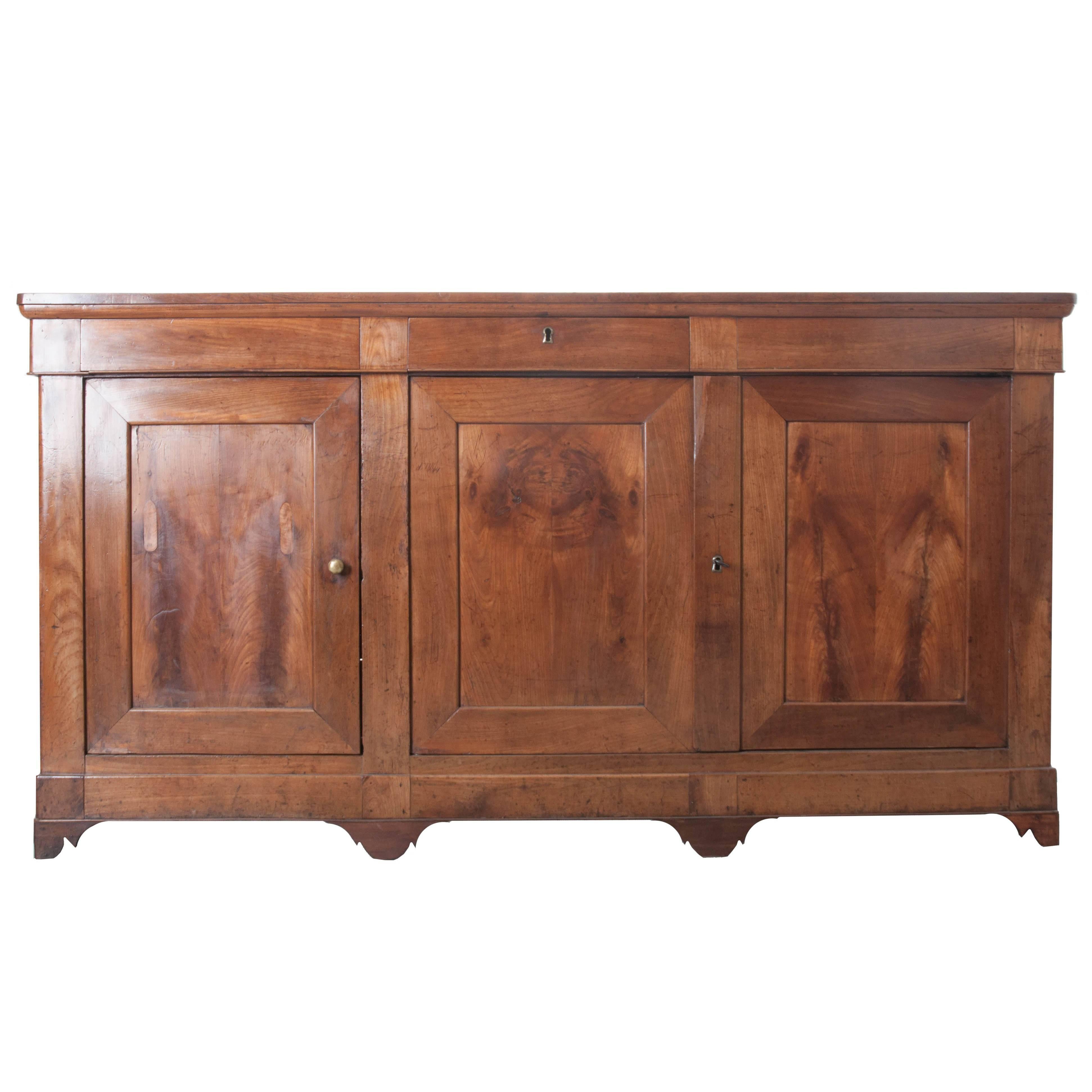 French Late 19th Century Walnut Louis Philippe Enfilade