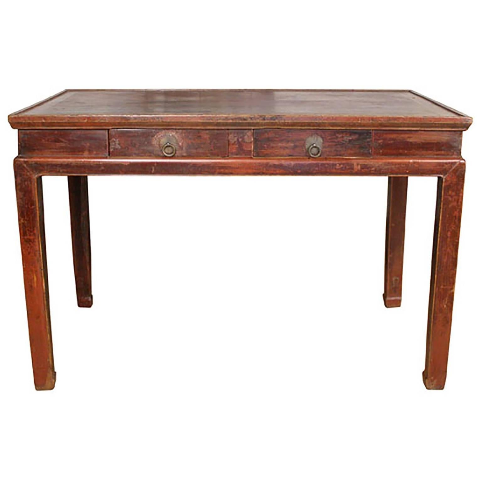 Early 20th Century Chinese Lacquered Desk