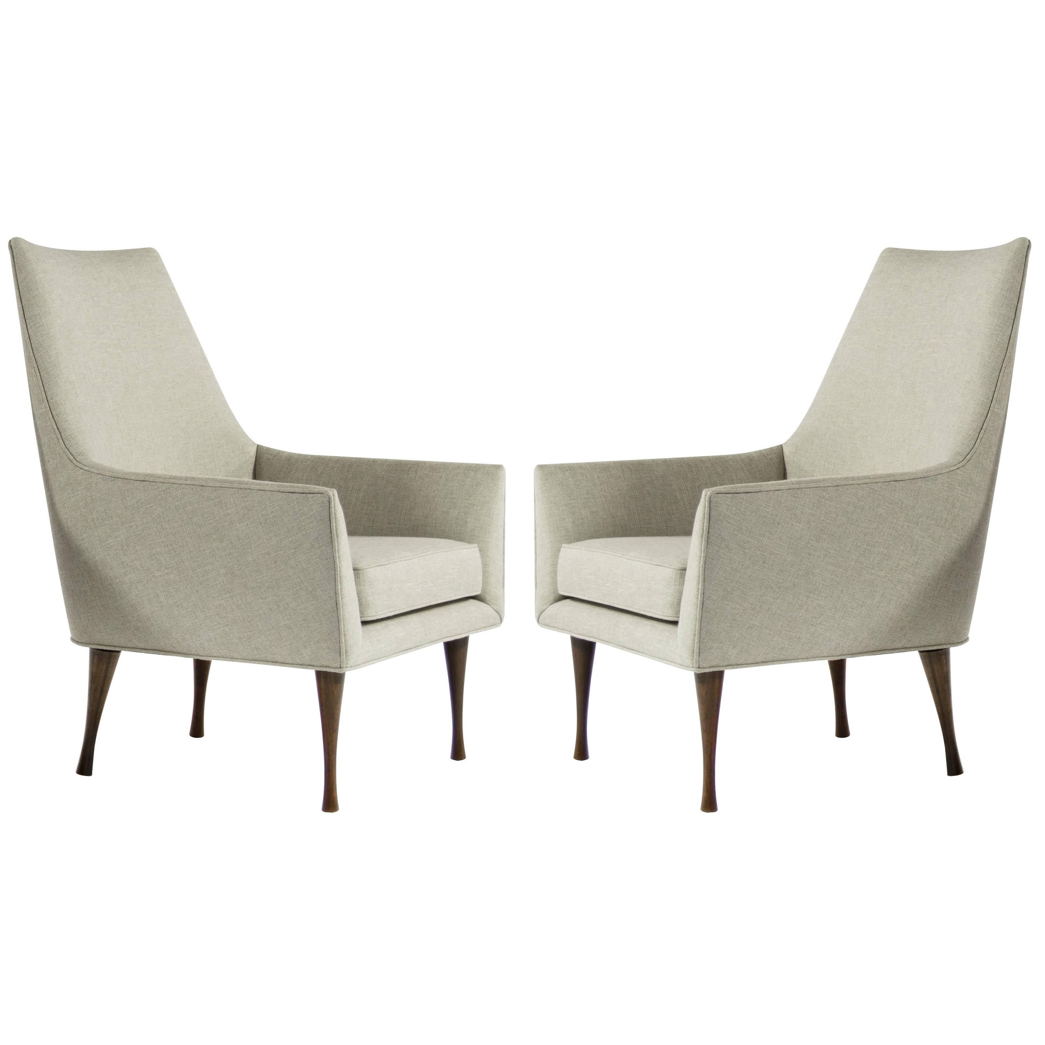 Symmetric Group Lounge Chairs by Paul McCobb for Widdicomb