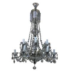 English Cut Glass Chandelier 5