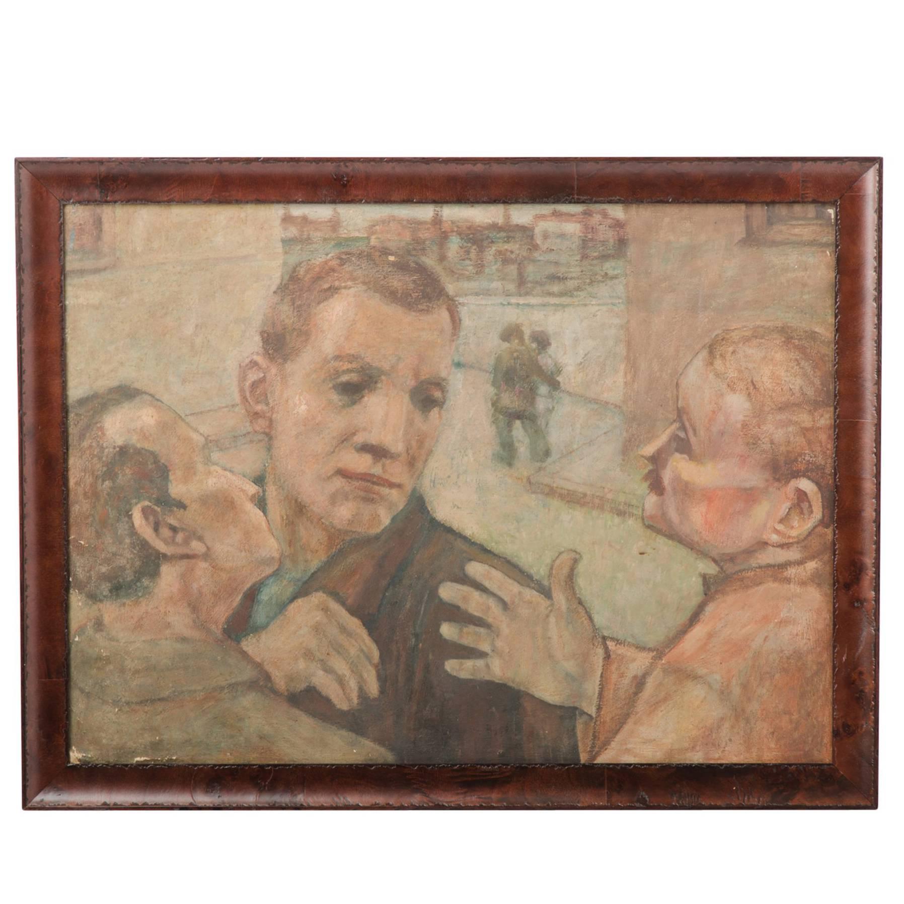 Modernist Trio Portrait II, circa 1930 For Sale