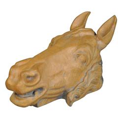 French 19th Century Terracotta Horse Head