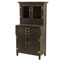 Used Petite Steel Medical Cabinet by Lee Smith & Son, circa 1920s