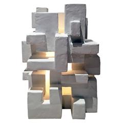 "Gotham" Illuminated Table Sculpture by Dan Schneiger 3