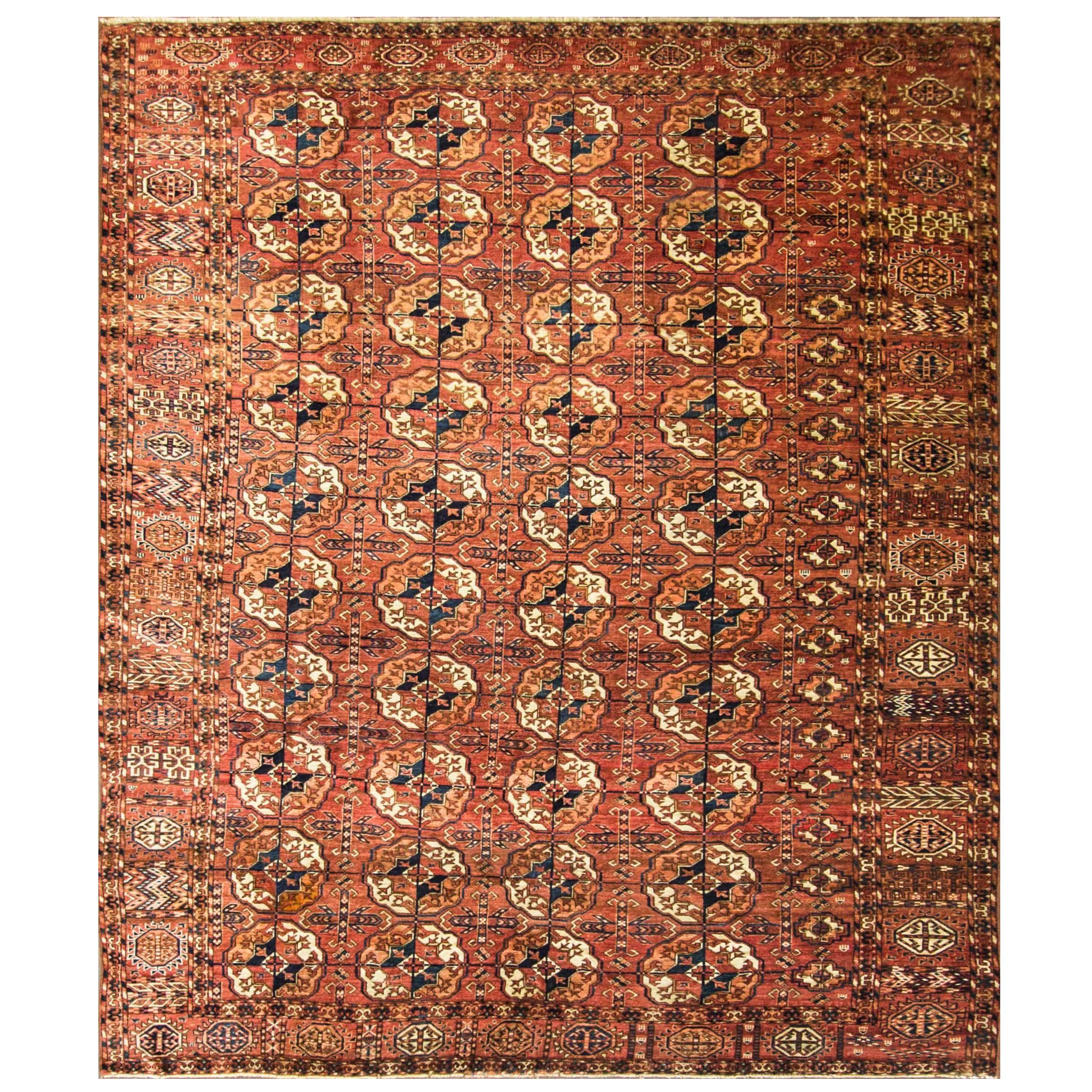 Most Unusual Turkoman Main Carpet