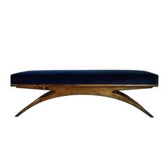 Walnut Convex Bench 9