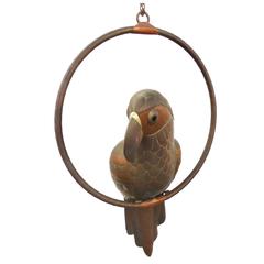 1970s Sergio Bustamante Parrot Sculpture 1