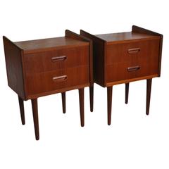 Pair of Danish Midcentury Nightstands