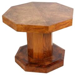 Art Deco Walnut Coffee Table