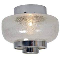 Set of 40 Frosted to Clear Handblown Ceiling Lamps, 1970 3