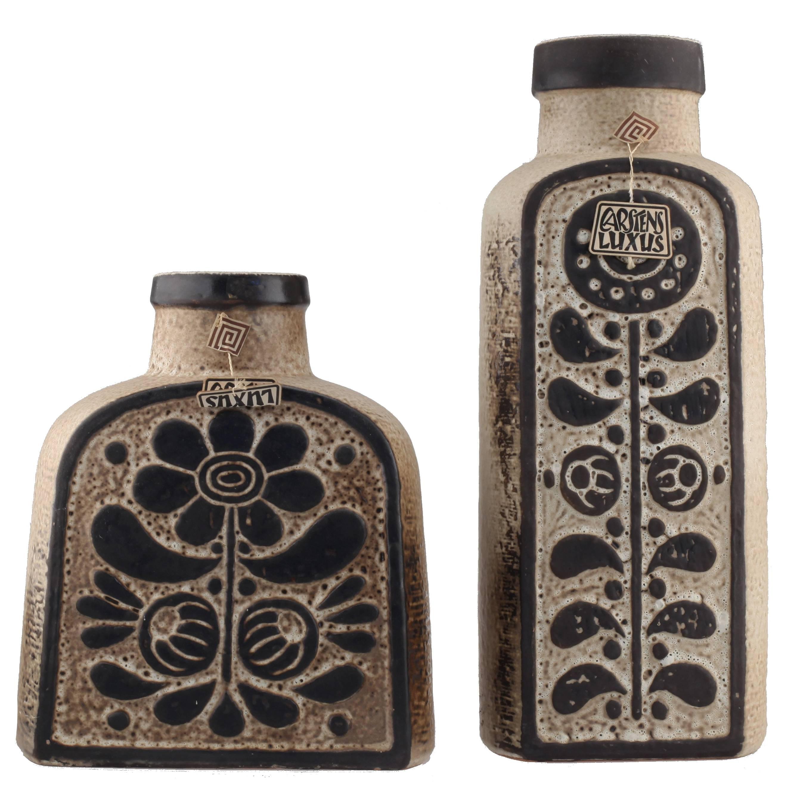Carstens Tönnieshof West Germany Luxus Series Designed by Dieter Peter Vases For Sale