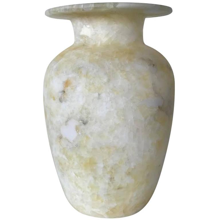 Marmar Stone Vase, Egypt, Contemporary at 1stDibs