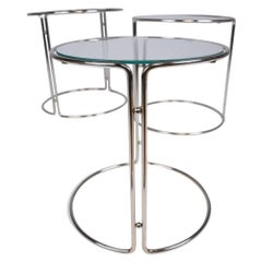 Mid-Century Modern Chrome Nesting Tables