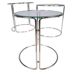Mid-Century Modern Chrome Nesting Tables 8