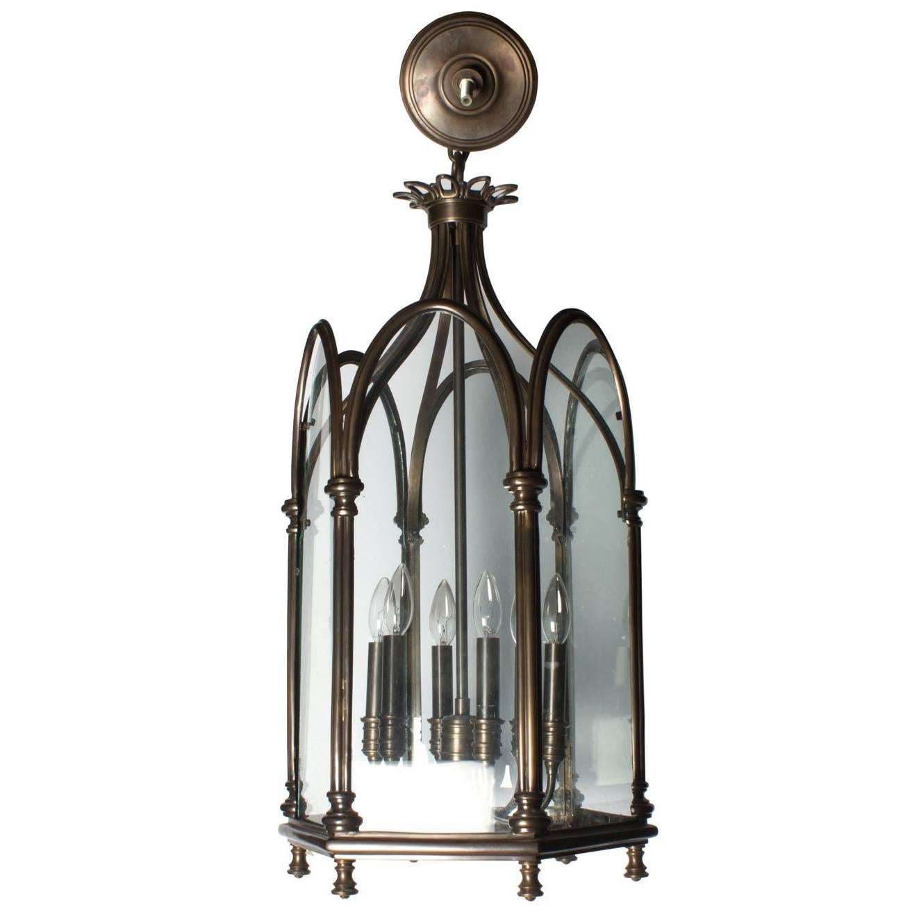 Solid Brass Lantern For Sale