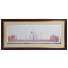 Framed Print of the Taj Mahal