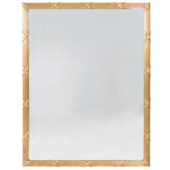 Gilt Reeded Mirror