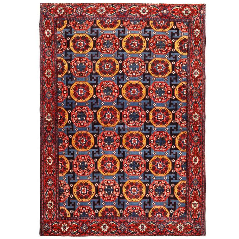 Beautiful Fine Antique Persian Senneh Rug For Sale at 1stdibs