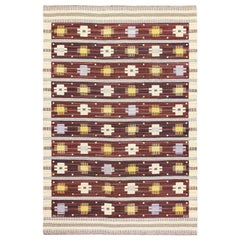 Vintage Swedish Kilim by Marianne Richter for Marta Maas