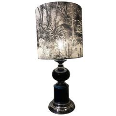 Vintage Table Lamp, Lampshade Cactus by Pierre Frey, 1970 7