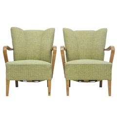 Pair of 1960s Scandinavian Modern Birch Armchairs 6