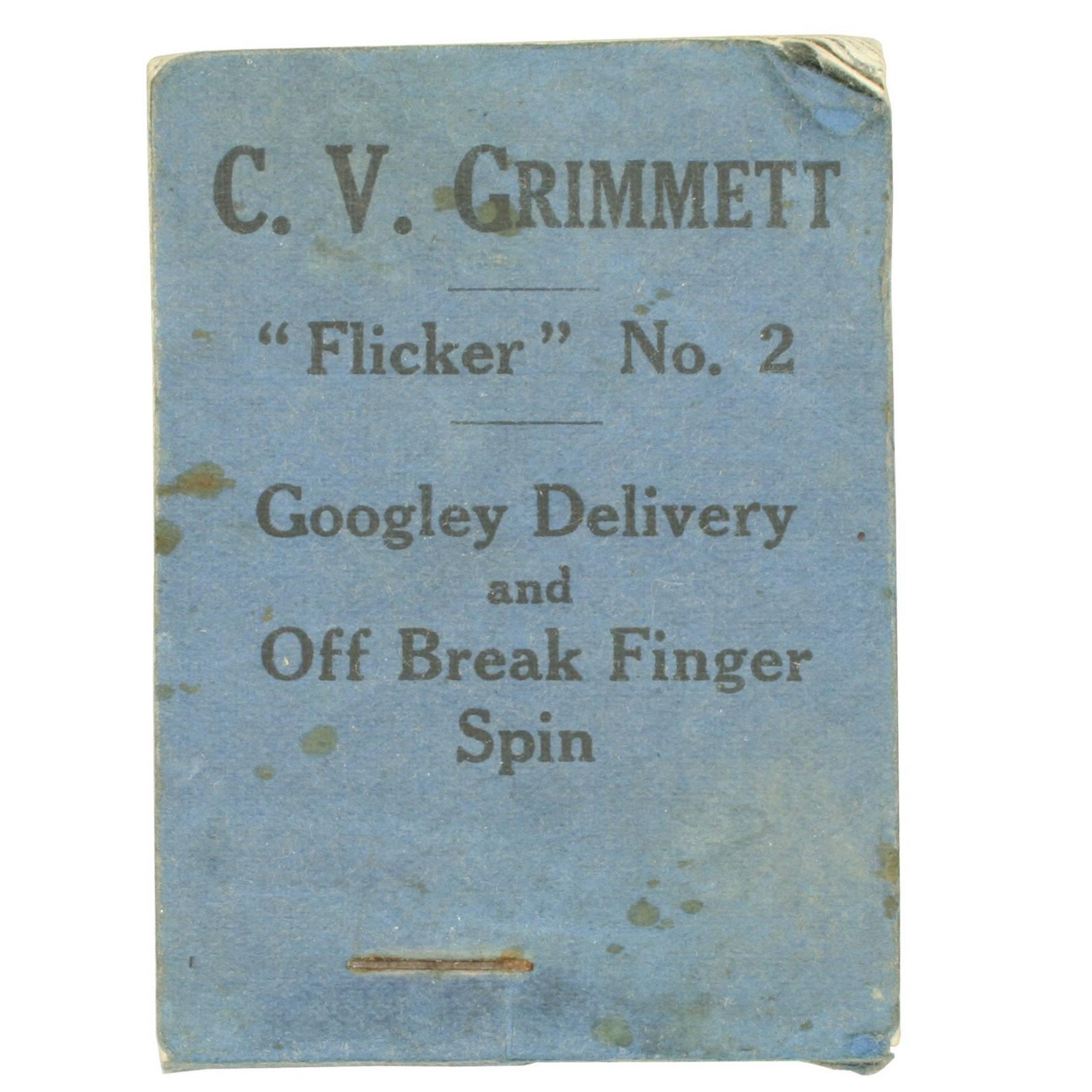 Vintage Cricket Flicker Book