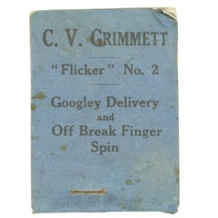 Vintage Cricket Flicker Book